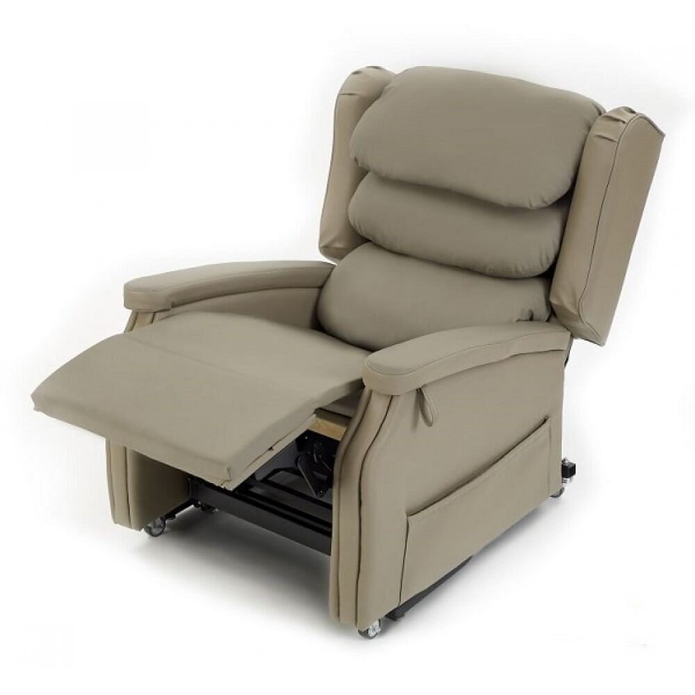 Configura Comfort Tilt In Space Electric Lift Recliner Chair (Available in 3 Sizes) Beige