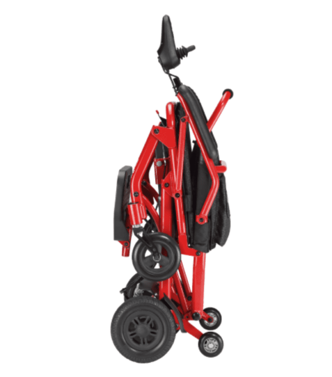 Electric Wheelchair - Merits Fold & Go Grey, with Lithium battery & charger - Image 4