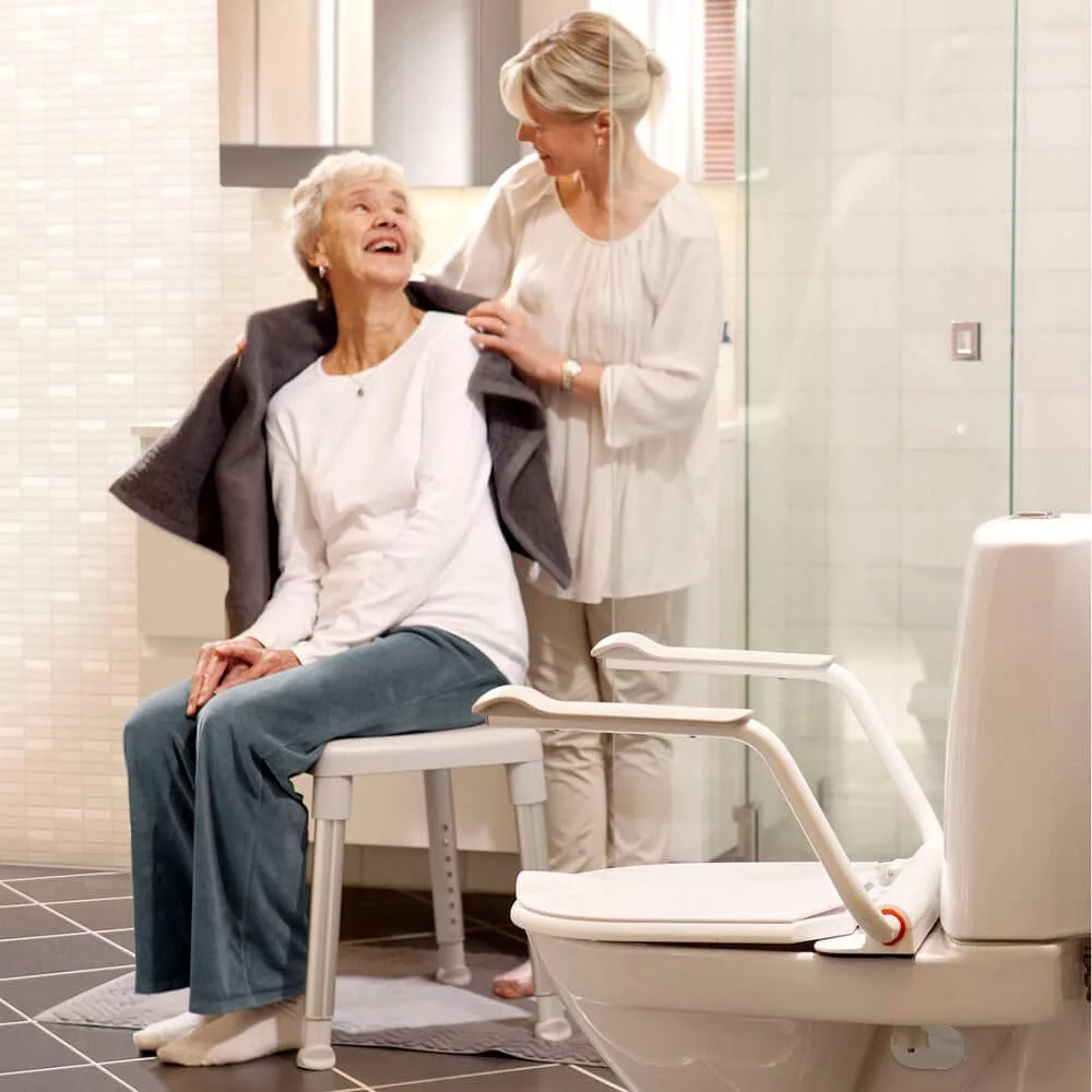 Etac Supporter Toilet Arms with seat - Image 8