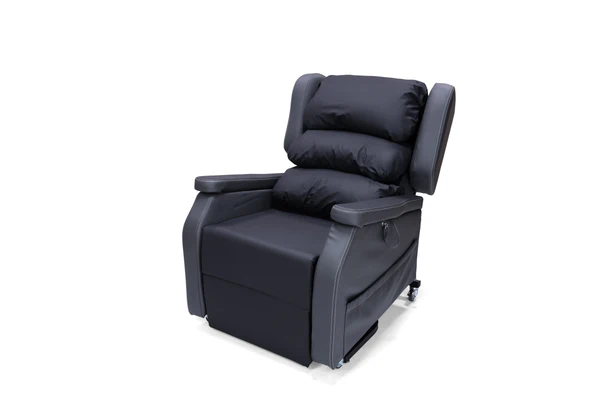 Configura Comfort Tilt In Space Electric Lift Recliner Chair (Available in 4 Sizes) Black - Image 2