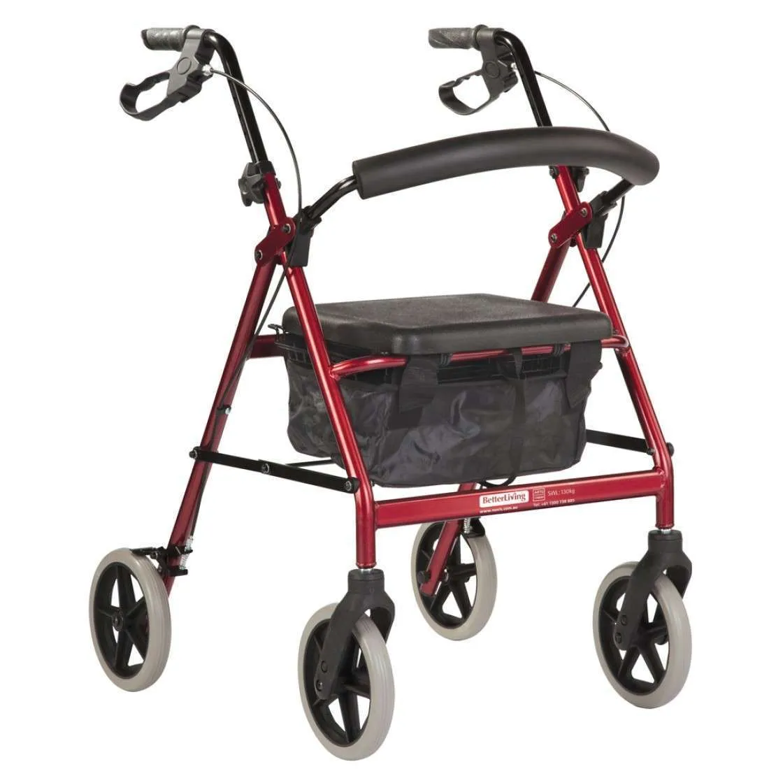 Alpha 428 Rollator - 8 Inch Wheel