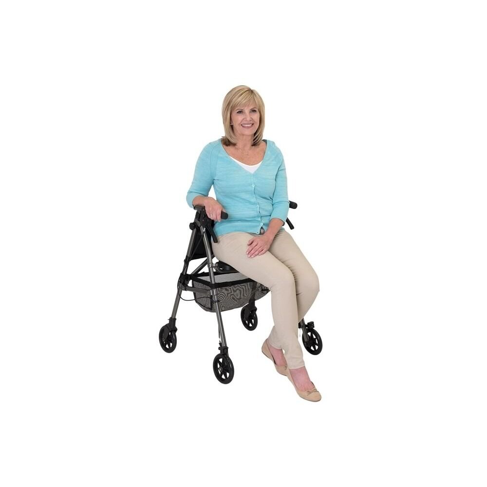 EZ Fold-N-Go Rollator with seat - Image 3