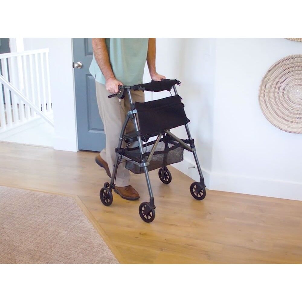 EZ Fold-N-Go Rollator with seat - Image 2