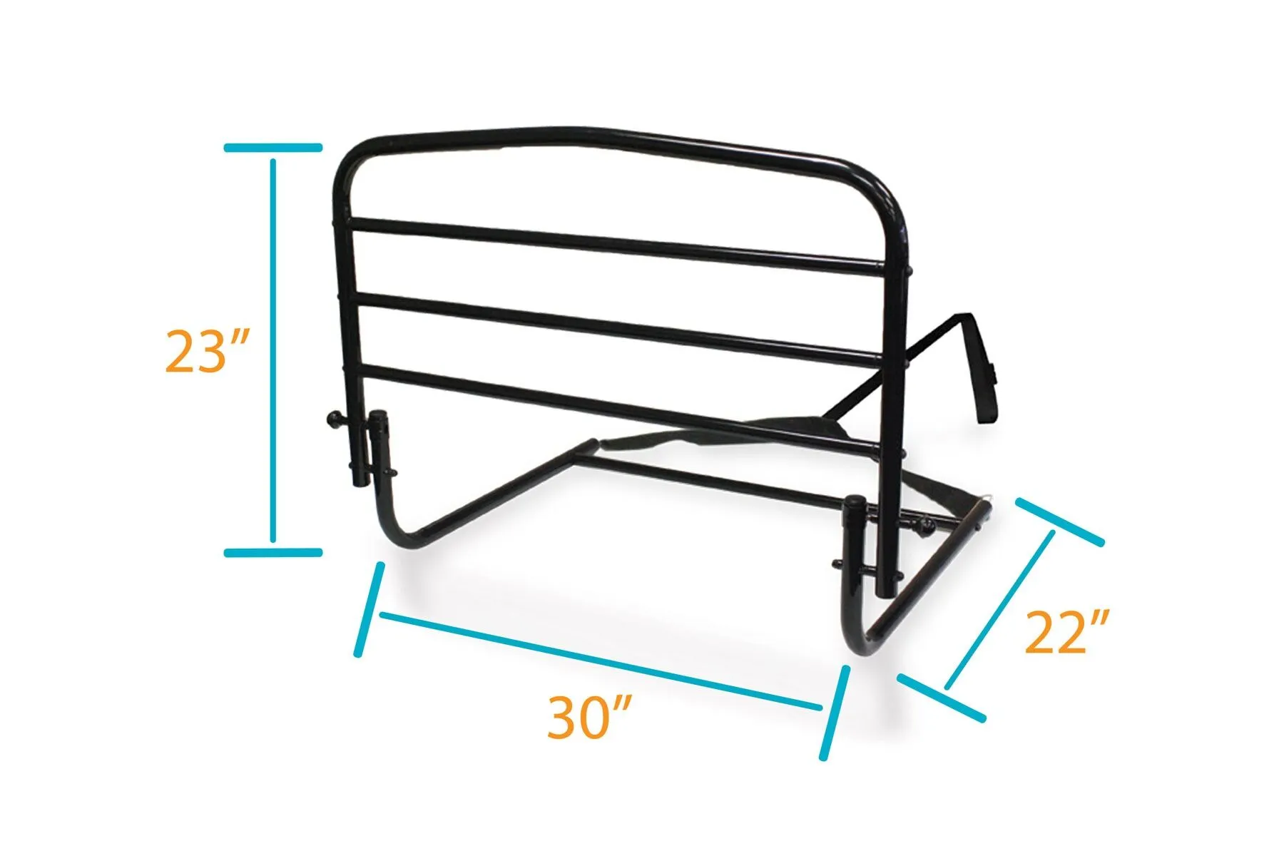 Stander 30" Safety Bed Rail & Pouch - Image 3