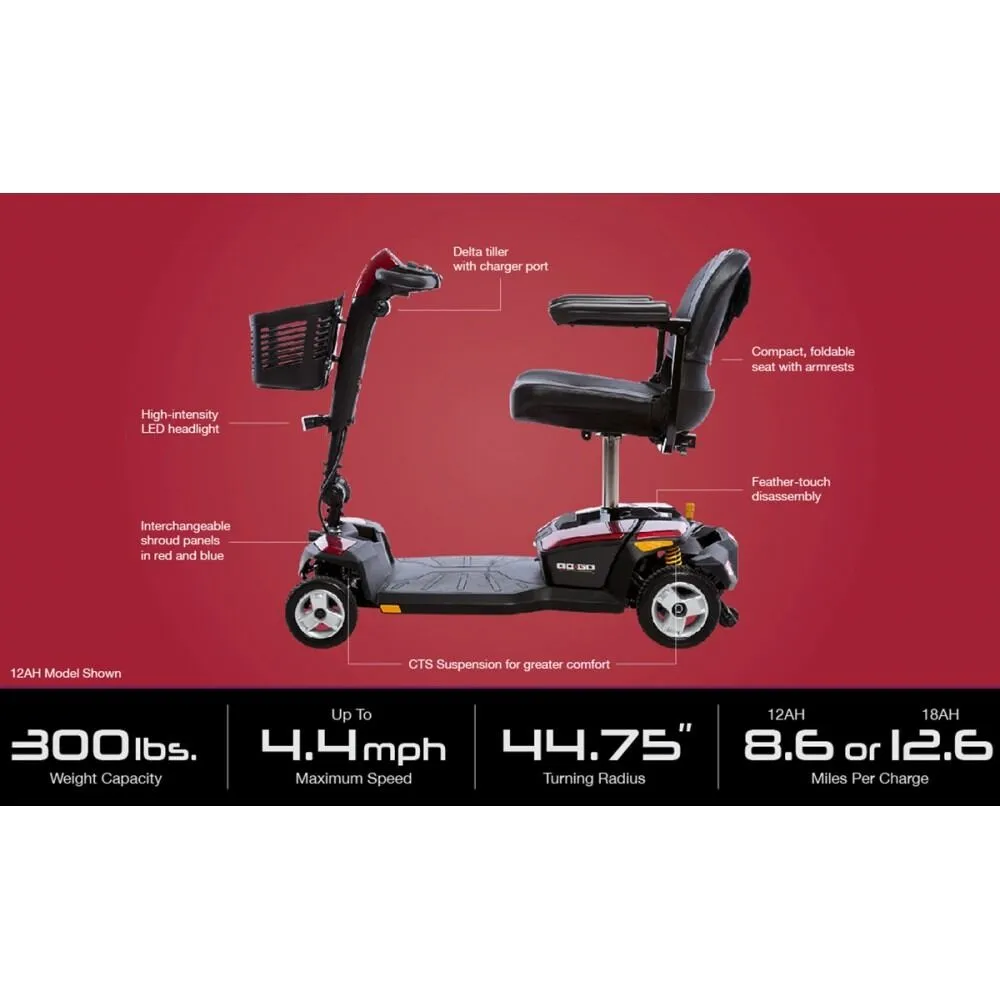 Pride GoGo LX 4 Travel Scooter - Image 4